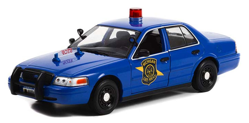 85553 - Greenlight Diecast Michigan State Police 2008 Ford Crown Victoria