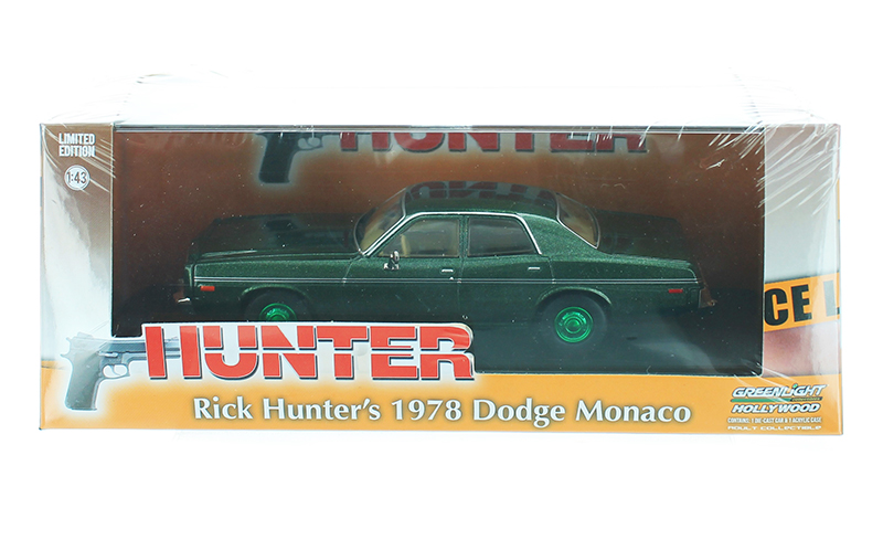 1977 Dodge Monaco Hunter Fernsehserie 1:24 Green Light 84123 