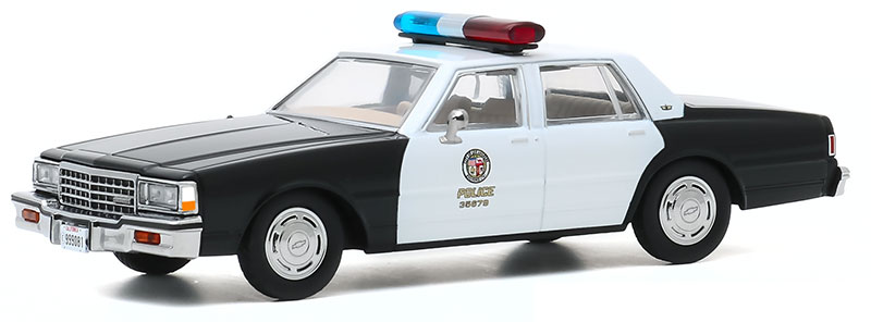 1987 CHEVROLET CAPRICE TERMINATOR 2 POLICE CAR 1/64 Scale Diecast Model Car #A65 