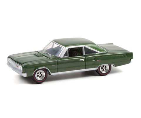 ミニカー GREENLIGHT 1967 DODGE CORONET R/T HEMI 1967 Dodge Coronet R/T Hemi - Turquoise 1:64 Scale Model