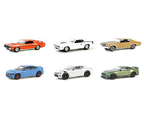 PRE-ORDER (GreenLight Muscle Series 28) SET OF 6 Diecast 1:64 Scale Mo –  Karson Diecast Co.