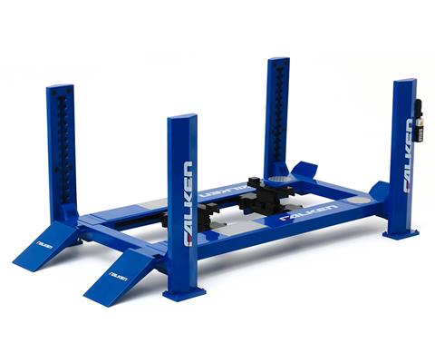 Greenlight Diecast Falken Tires Manual Four Post Lift - 13553
