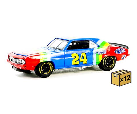 Greenlight Diecast 24 Jeff Gordon 1969 Chevrolet - 30492-CASE Greenlight Diecast 24 Jeff Gordon 1969 Chevrolet - 30492-CASE