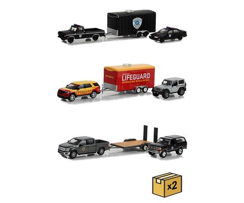 TV and Movies GREENLIGHT 31150 CASE Hollywood Hitch Tow Series 11 6 Piece Assortment Two 3 Piece Sets in a Non Returnable Factory Sealed Case Hunt for the GREEN MACHINES GreenLight s