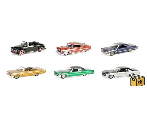 GREENLIGHT California Lowriders ミニカーセット Greenlight California Lowriders Series 6 - Six Car Set
