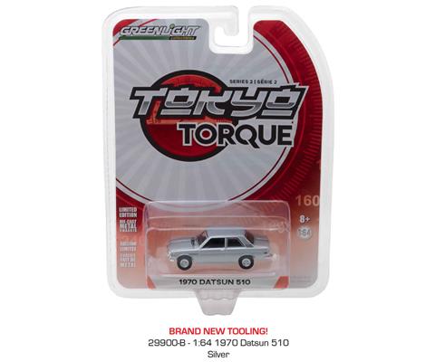 ミニカー Greenlight 1/43 1971 Datsun 510 & 240Z Greenlight Diecast 1970 Datsun 510 - 29900-B