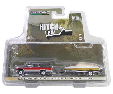 Greenlight Diecast 1987 Chevrolet Suburban K20 Silverado