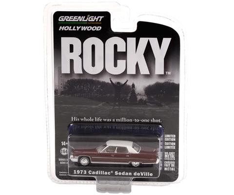 グリーンライト　Rocky series 73'Cadi Deville/C10 1973 Cadillac Sedan DeVille 'Rocky' - 1/64 Greenlight
