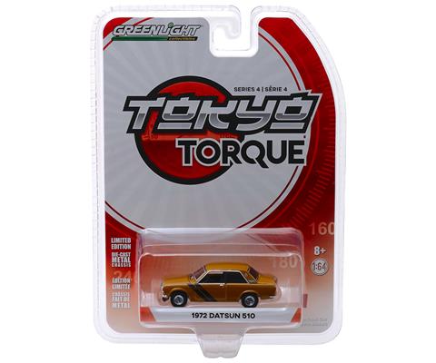 1972 Datsun 510 Trans-Am Decor Package in Safari Gold Poly with