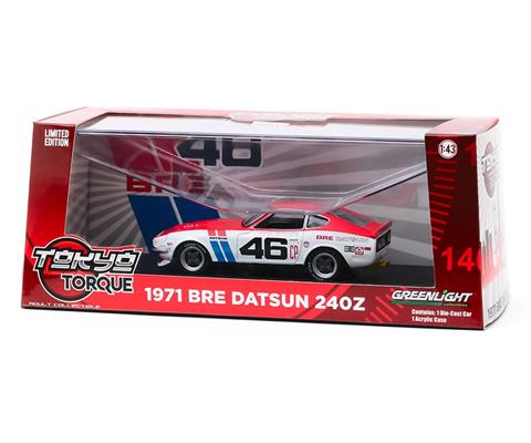 ミニカー Greenlight 1/43 1971 Datsun 510 & 240Z 1:43 Greenlight 1972 BRE Datsun 510 Bobby Allison #85 Brock
