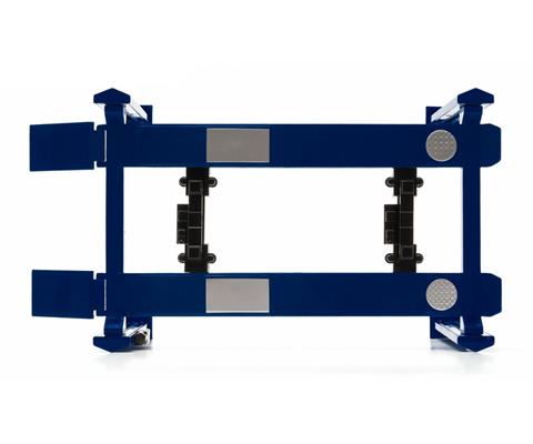 Manual Four-Post Lift in Blue - 12884
