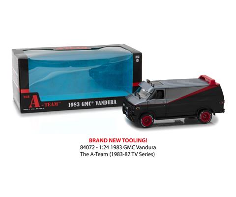 1983 Gmc Vandura Black the A-team (1983-1987) Tv Series 1/18 Diecast