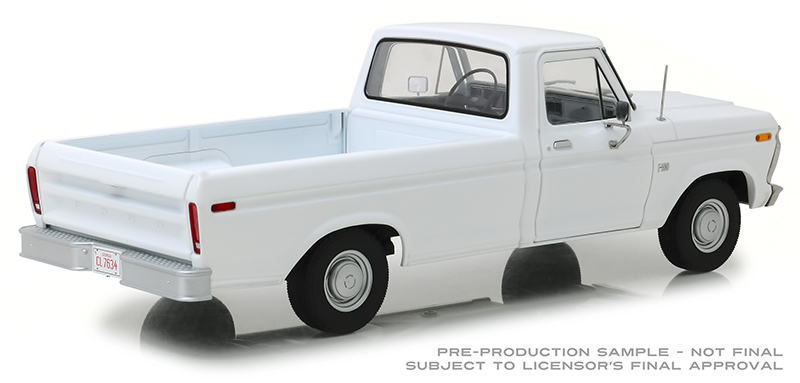 1973 FORD F-100 PICKUP TRUCK WHITE DIRTY  1/64 DIECAST CAR GREENLIGHT 30217
