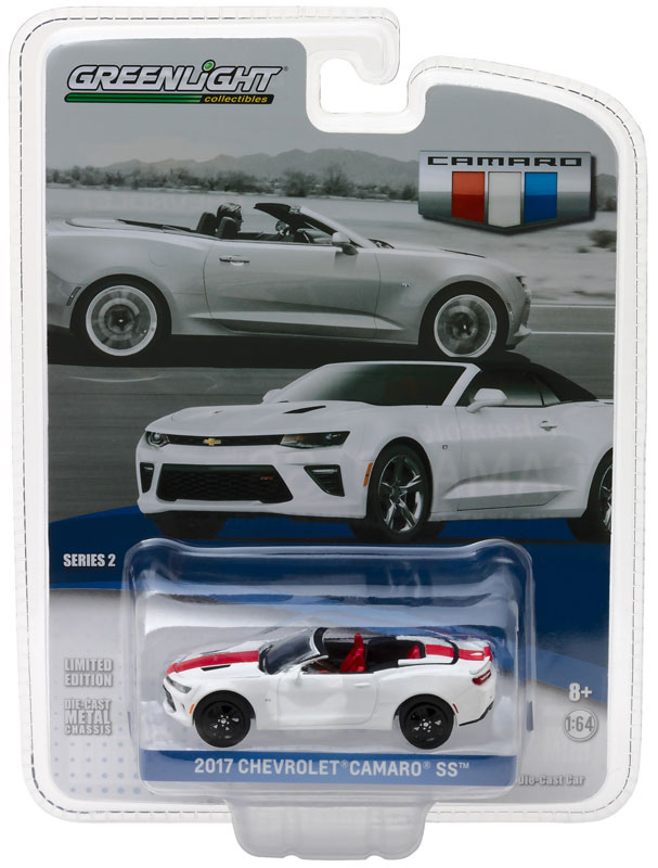 Greenlight General Motors Collection 2017 Chevrolet Camaro SS Convertible white