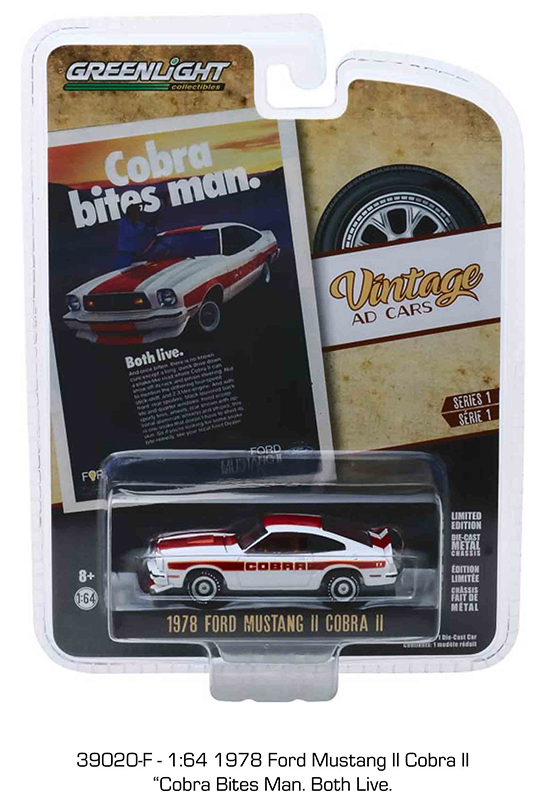 Greenlight 97050E The Hobby Shop S5 1978 Ford Mustang II Cobra II w/Wheels 1:64
