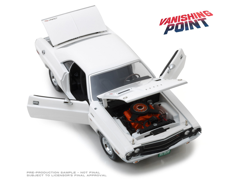 Greenlight 1/64 Hollywood S 22 VANISHING POINT 1970 Dodge Challenger 44820 A 