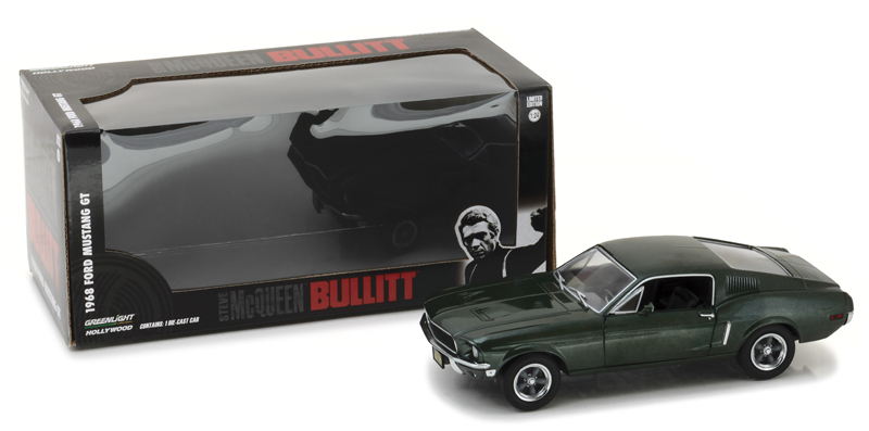 1:24 Scale - 1968 Ford Mustang GT Fastback 1968 84041 GreenLight - Bullitt 