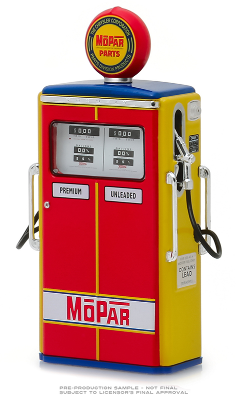 MOPAR Parts vintage GAS pompe serie 6 1:18 SCALA Greenlight 14060C 