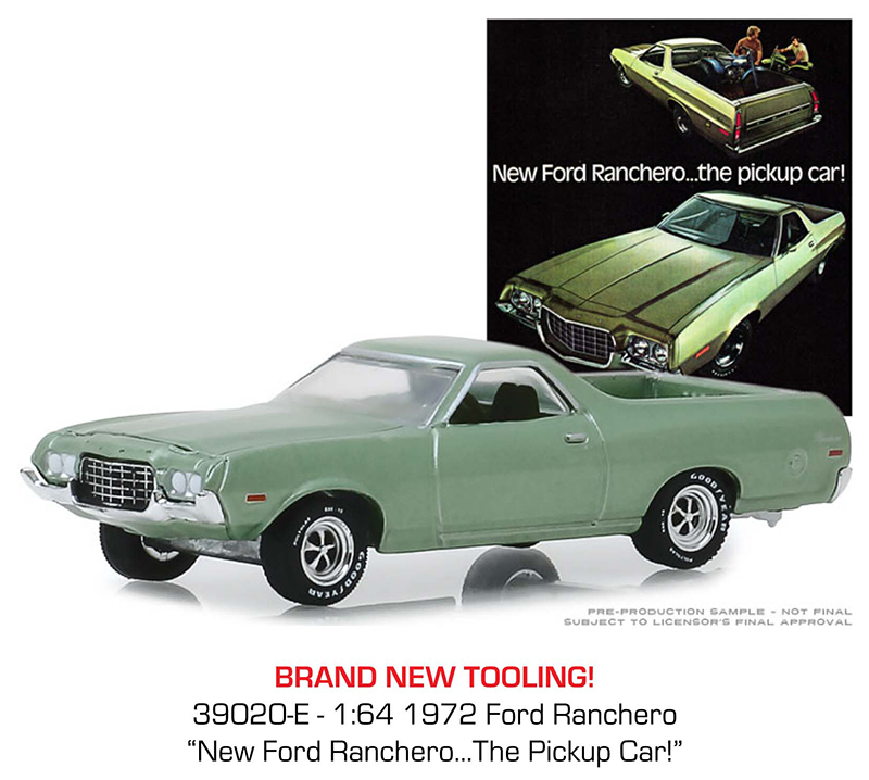 1972 AMC JAVELIN AMX GREEN /"VINTAGE AD CARS/" 1//64 DIECAST BY GREENLIGHT 39020 D