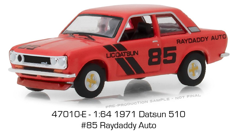1970 DATSUN 510 SILVER ** Greenlight Tokyo Torque 1:64 ** SALE **