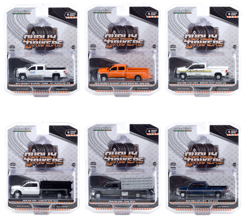 Pre-Order Greenlight Dually Drivers Series 6-6-Piece Set 