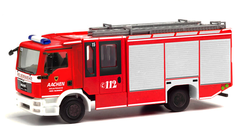 Herpa 942997 bomberos Man tgs Ziegler guardia del norte limitado 150 St 1:87 nuevo embalaje original 