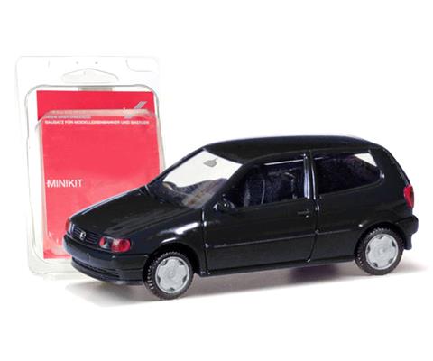 Diecast model cars Volkswagen Polo 1/87 Herpa 2-turig black