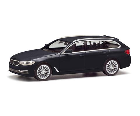 Cars - HERPA - 420389BK - BMW 5-Series Touring Wagon in Black high quality  plastic</i>