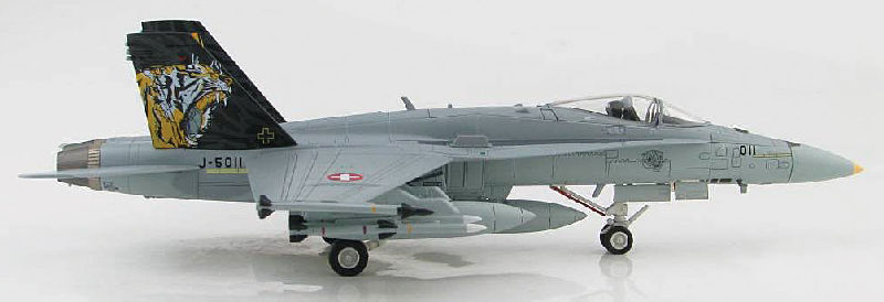 HM McDonnell Douglas F-18C F//A-18C Hornet Swiss 1//72 Aircraft Pre-builded Model