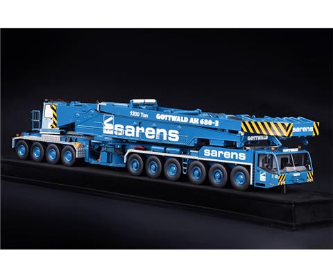 Construction - IMC - 20-1077 - Sarens - Gottwald AK 680-3 Mobile Crane  High-Detail Resin Static Model Resin Material Model is manufactured from  resin composite and fine photo-etch metal Showcase Includes black