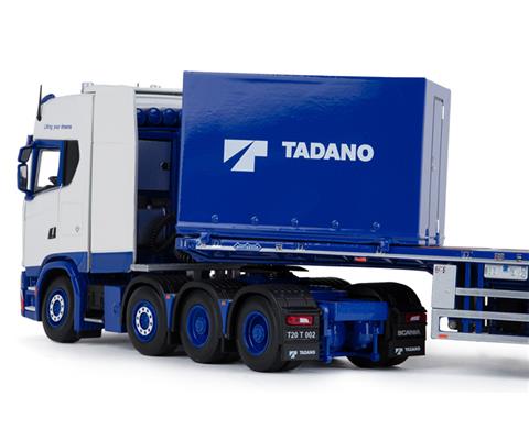 Scania S series high Roof with Nooteboom 6-axle ballast trailer