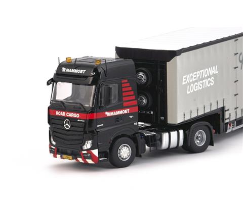 MAMMOET Mercedes-Benz ミニカー 1/50 Mammoet - Mercedes-Benz Actros 4x2 with 4-Axle Meusburger