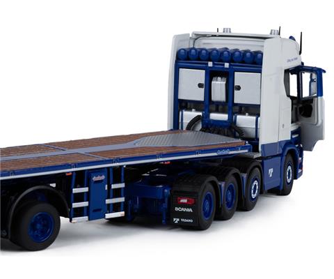 Scania S series high Roof with Nooteboom 6-axle ballast trailer
