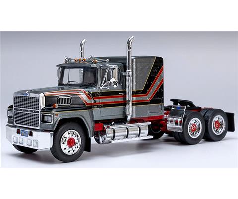 1978 Ford LTL-9000 Sleeper in Metallic Dark Grey with Black and