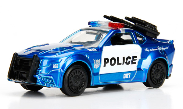 14032-W1H-C - Jada Toys Barricade Police Interceptor Transformers