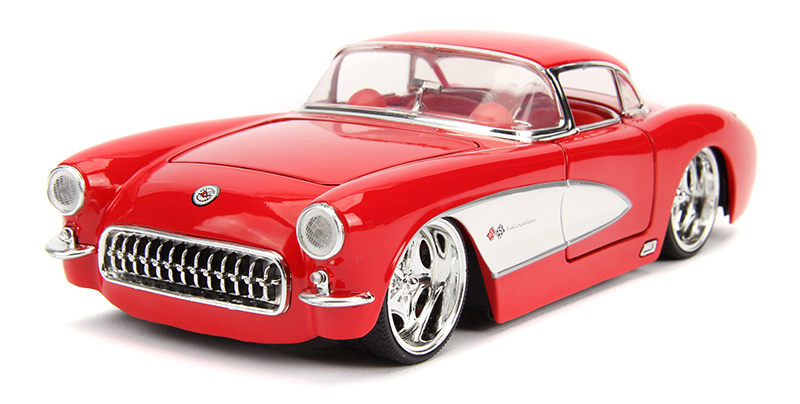 Blue 1/24 Scale 1957 Chevy Corvette Bigtime Muscle Series 