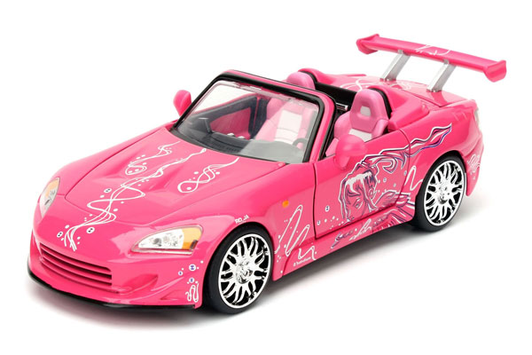 Jada Fast and Furious Suki's Honda S2000 1:32 Diecast Toy Car 97610 Pink 