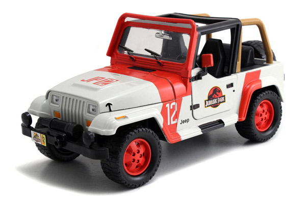97806 - Jada Toys Jurassic Park 1992 Jeep Wrangler Jurassic World