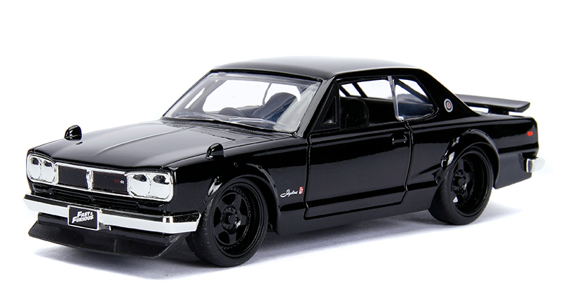 1971 Nissan Skyline 2000 GTR KPGC10 "Fast & Furious 5" Black 1:24 Jada Toys