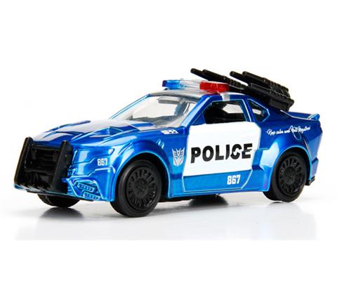 Cars - JADA TOYS - 14032-W1H-C - Barricade - Police Interceptor -  Transformers: The Last Knight (2017) METALS Diecast by Jada Toys