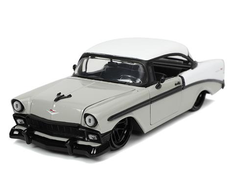 Cars - JADA TOYS - 32696 - 1956 Chevrolet Bel Air in Grey and