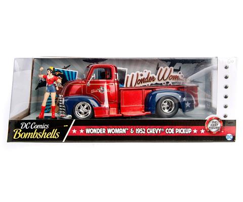 Jadaジェイダ/'52 Chevyシボレー COE 1/24 新品絶版 1952 Chevy COE Flatbed w/ Extra Wheels, Yellow and Black