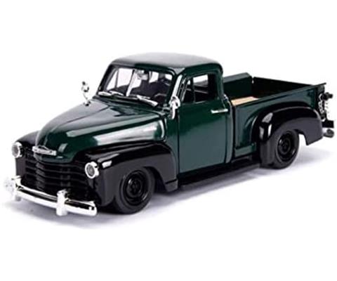 スナップオン CHEVY PICKUP PULLBACK ジオラマ付きミニカー Jada Toys 1953 Chevrolet Pickup - 30521