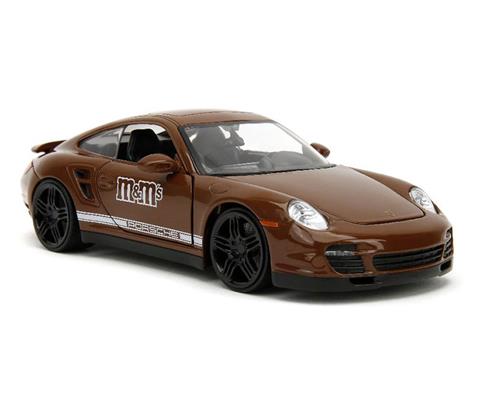 M&Ms ・2007 ポルシェ　911　ターボ　ウィズ　ブラウン・ティ フィギア M Ms - 2007 Porsche 911 Turbo with Brown M Ms Figure - 34624