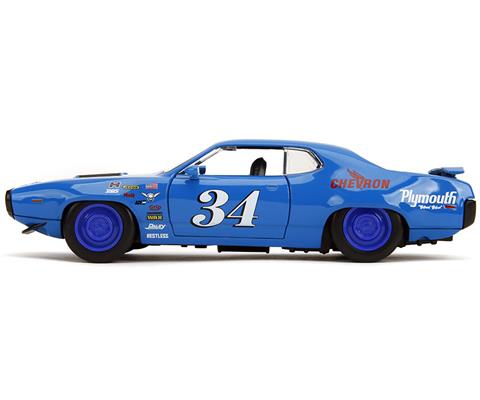 34 - 1972 Plymouth GTX in Glossy Blue - 35218