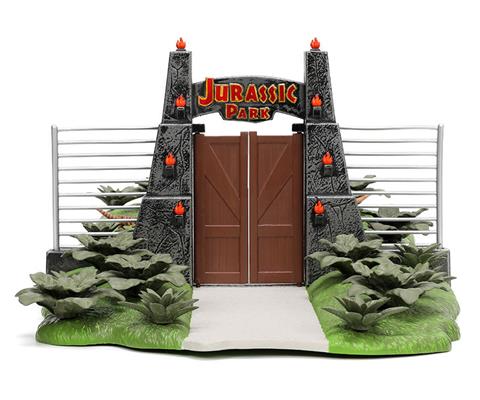 Jurassic Park Nano Scene - Jurassic Gate Diorama with Jeep