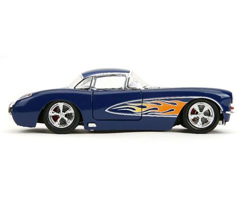 1957 Chevrolet Corvette in Blue with Flames - 35031