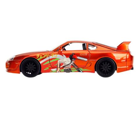 1995 Toyota Supra with Chainsaw Man Figure - 35181