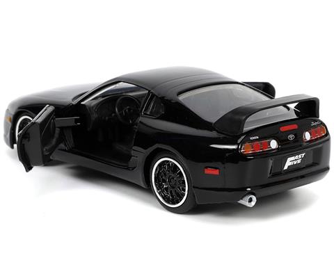 jada toys 80スープラ Jada Toys Toyota Supra 1:24 Diecast Car - Black (33380) for