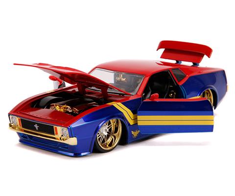 ミニカー Jada 1/24 1973 FORD MUSTANG MACH 1 1/24 Jada BIGTIME MUSCLE 1973 FORD MUSTANG MACH 1 Blue